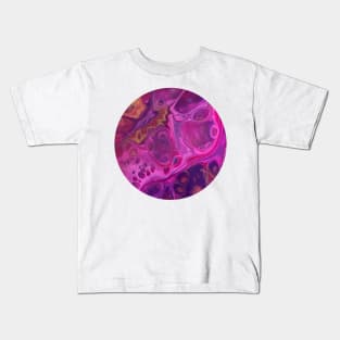 Pink Passion / Acrylic Pouring Kids T-Shirt